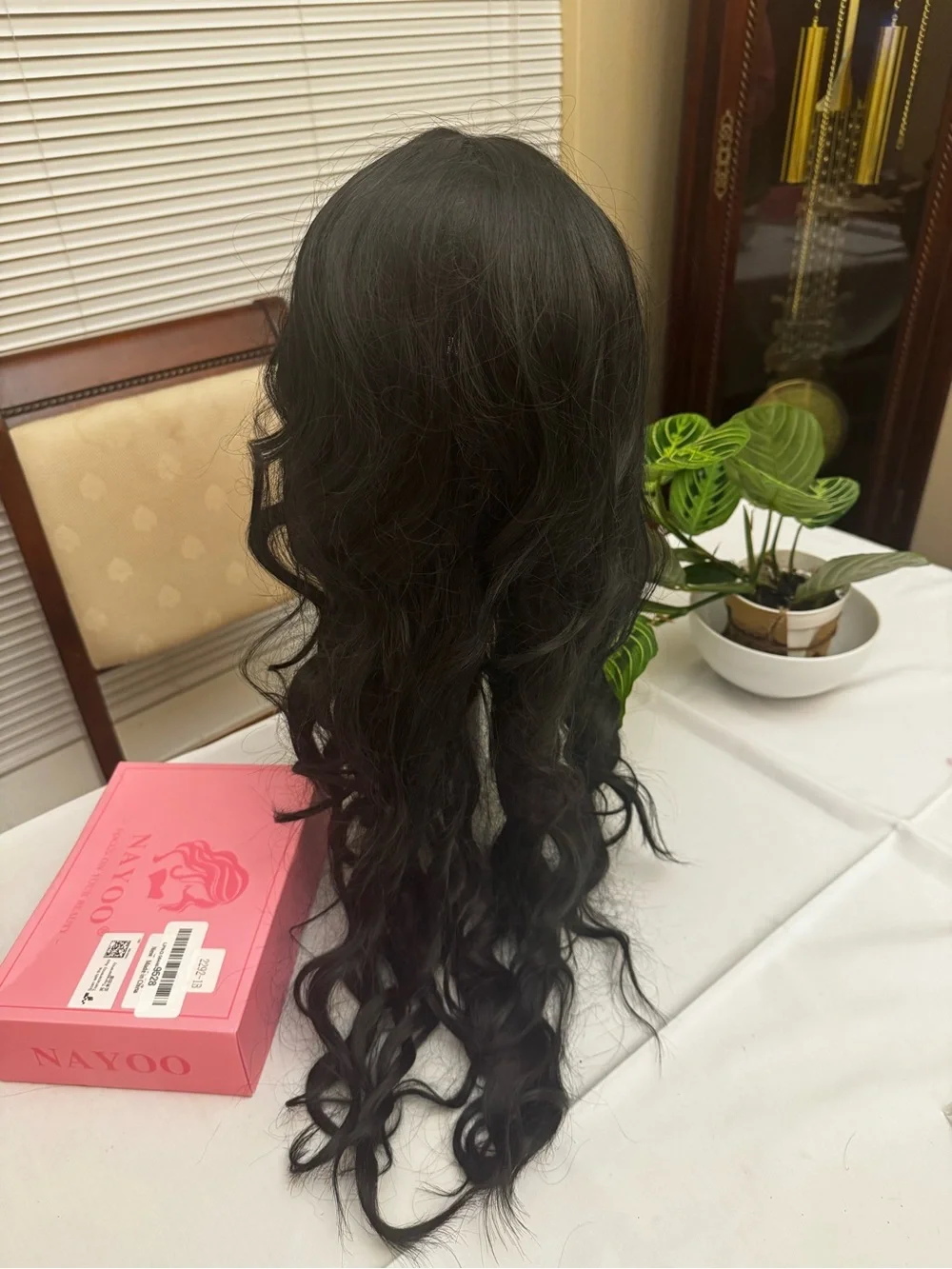 Black Long Wavy Women's Wig - Natural-Look Hair